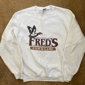 Dexter Fred’s fish and game sweatshirt
